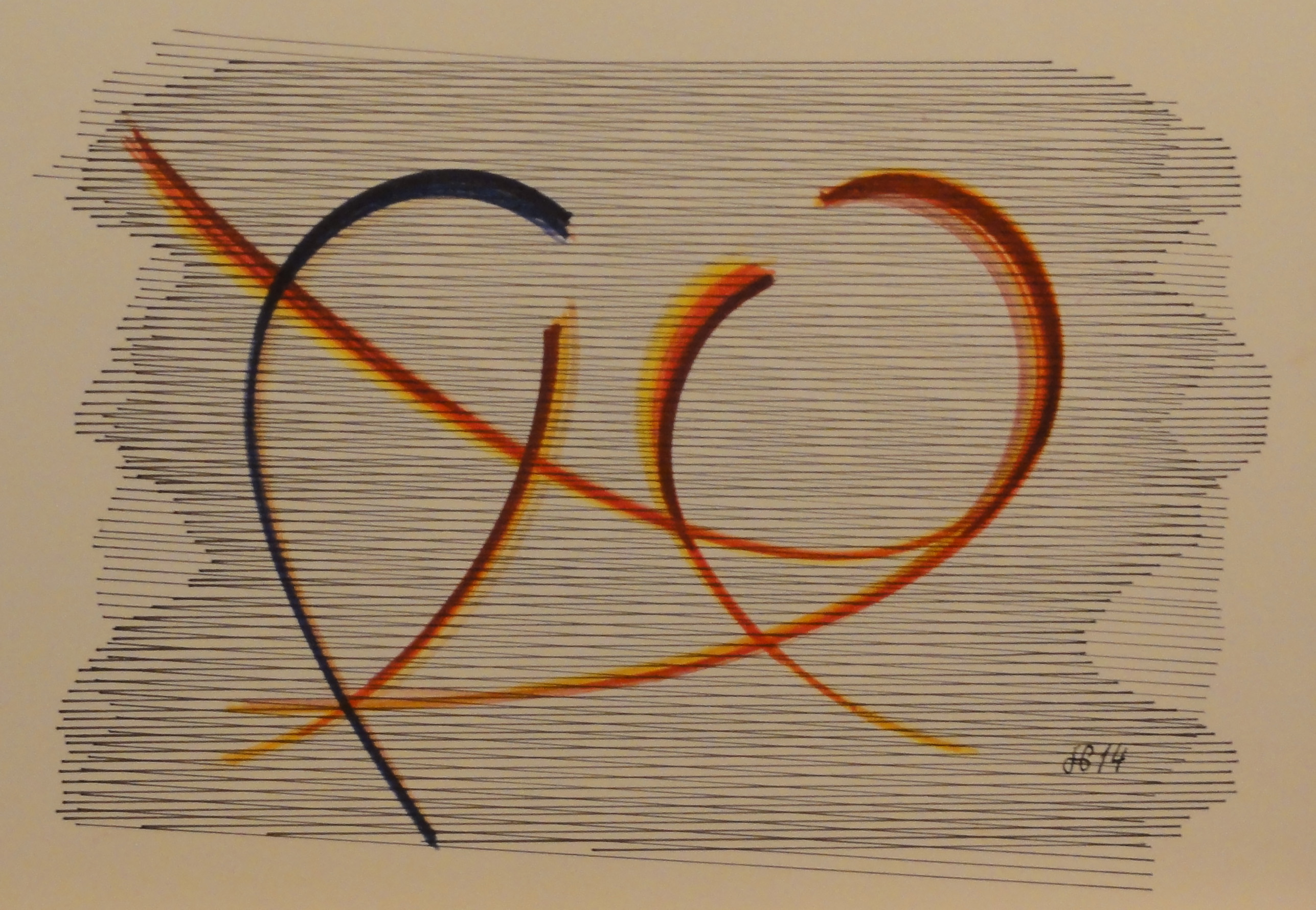 2014-401 Papier 15x21 ohne Titel (Chinatusche)