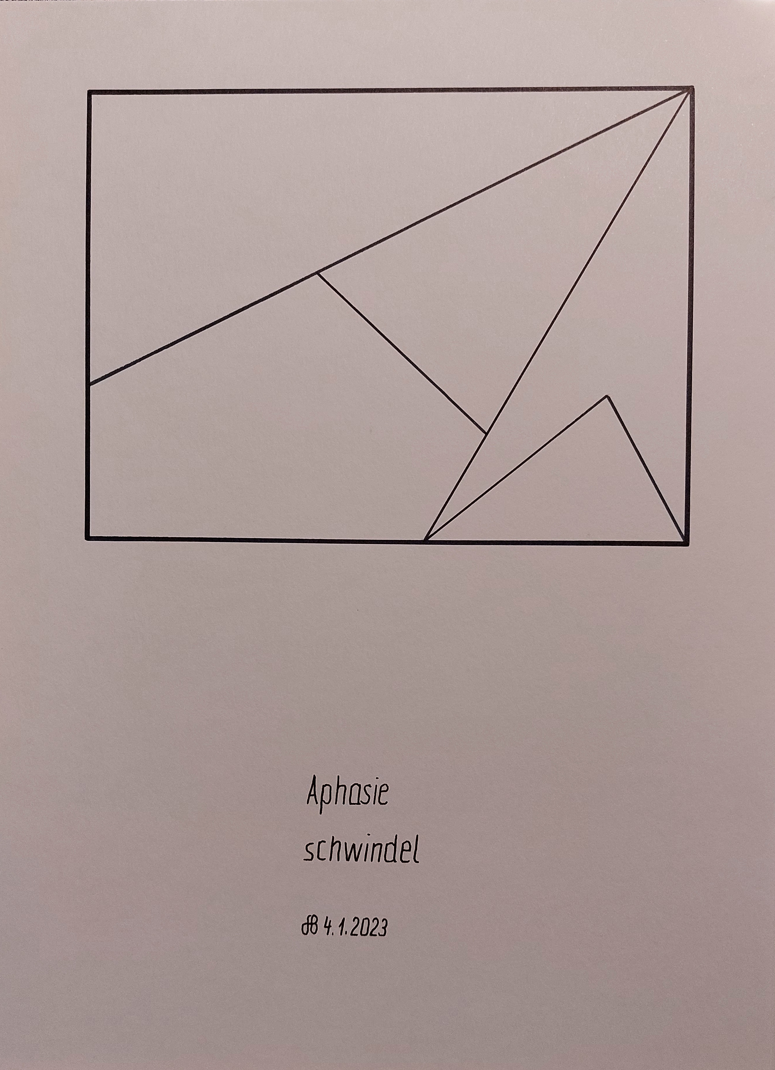 Aphasie schwindel